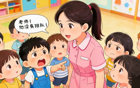 萌娃排队大作战